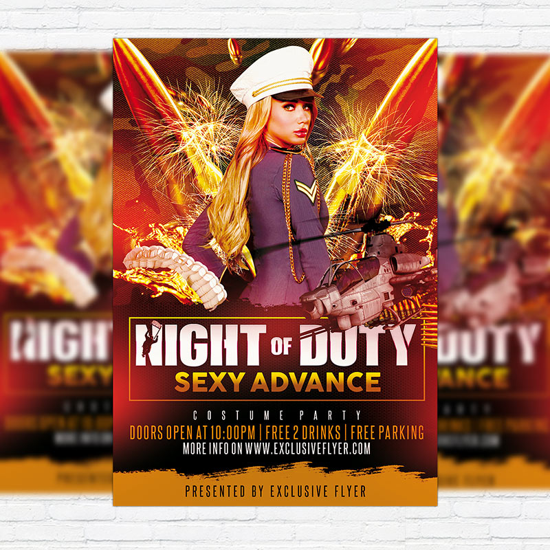 111123.jpg Night of Duty - Premium PSD Flyer Template - Image 1