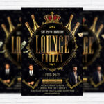 Lounge Friday Party - Premium PSD Flyer Template
