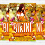 Bikini Spring Party - Premium PSD Flyer Template