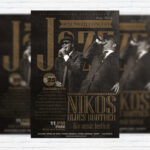 Jazz Festival - Premium Flyer Template + Facebook Cover