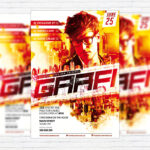 Special Guest Dj Garfi - Premium PSD Flyer Template