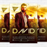 Special Guest Dj David - Premium PSD Flyer Template