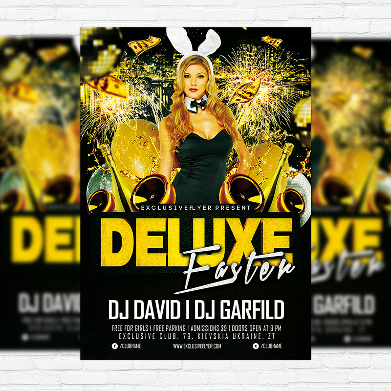 111168.jpg Deluxe Easter Party - Premium PSD Flyer Template - Image 1
