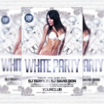White Party Vol.2 - Premium Flyer Template + Facebook Cover
