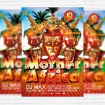 Mother Africa Party - Premium Flyer Template + Facebook Cover