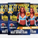 Fitness - Premium Flyer Template + Facebook Cover