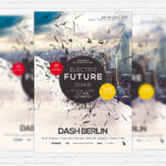 Electro Future Vol.2 - Premium Flyer Template + Facebook Cover