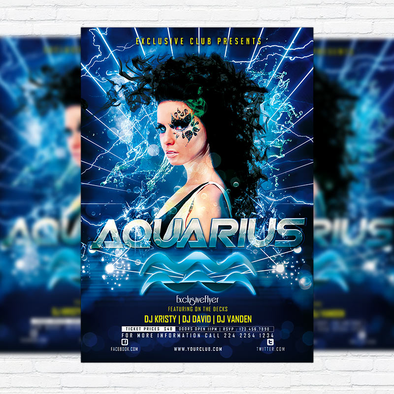 11131.jpg Aquarius - Premium PSD Flyer Template - Image 1