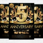 Anniversary - Premium Flyer Template + Facebook Cover