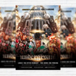 Urban Beats - Premium Flyer Template + Facebook Cover