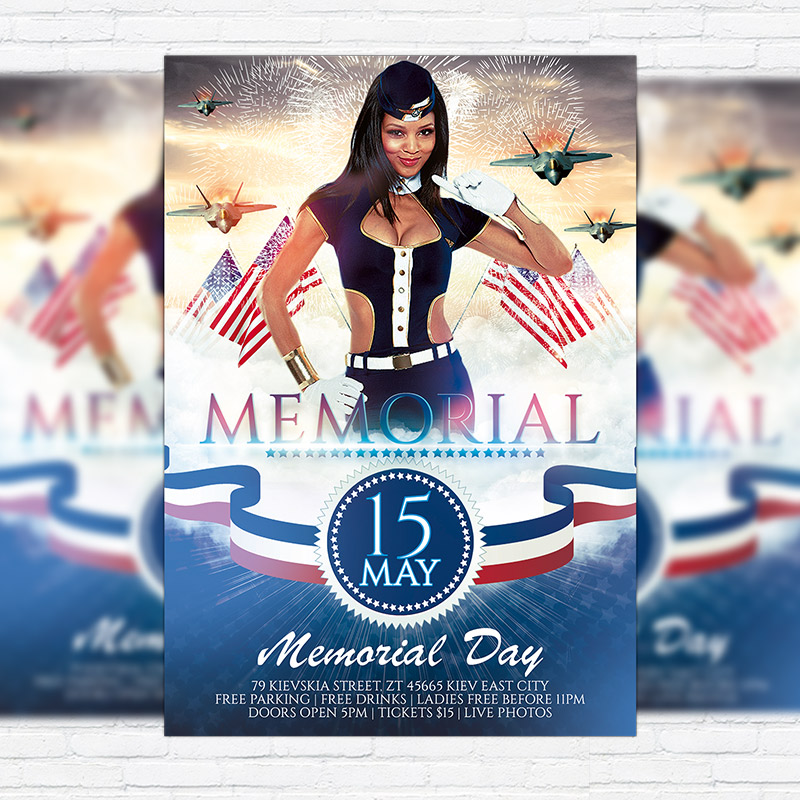 111341.jpg Memorial - Premium Flyer Template + Facebook Cover - Image 1