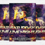 Saturday Night Live - Premium PSD Flyer Template