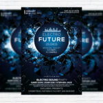 Electro Future Vol.3 - Premium Flyer Template + Facebook Cover