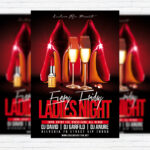 Ladies Night Vol.2 - Premium Flyer Template + Facebook Cover