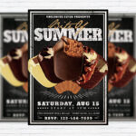 Bite Of Summer - Premium Flyer Template + Facebook Cover