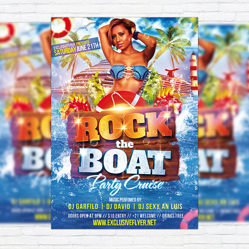 111611.jpg Rock The Boat - Premium Flyer Template + Facebook Cover - Image 1