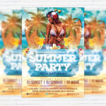Summer Party Vol.3 - Premium Flyer Template + Facebook Cover