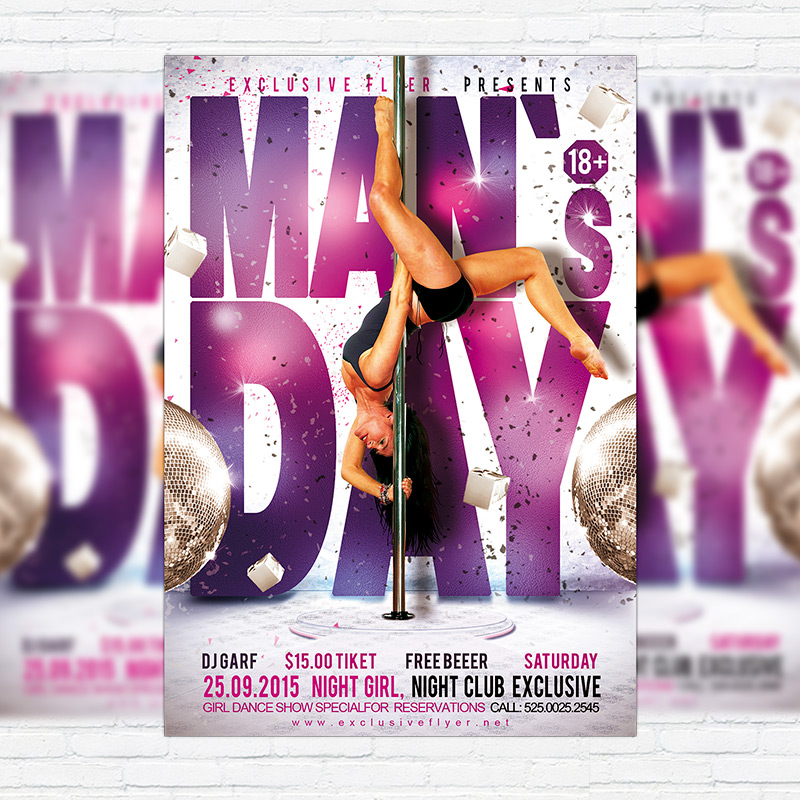11174.jpg Man`s Day - Premium PSD Flyer Template - Image 1