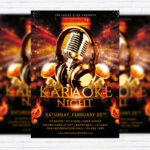 Karaoke Night - Premium PSD Flyer Template