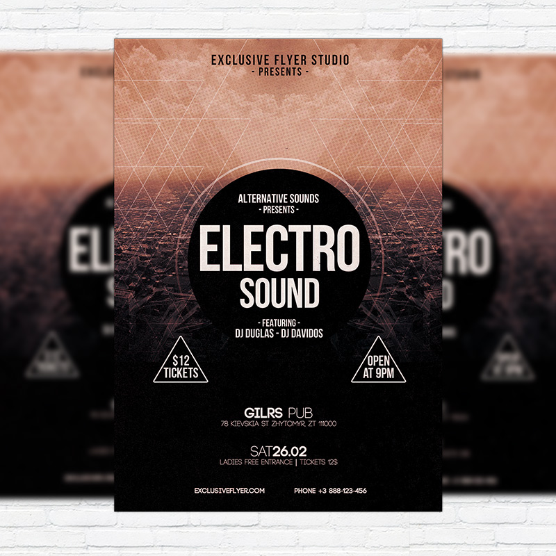 11176.jpg Electro Sound - Premium PSD Flyer Template - Image 1