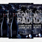 Gone Bad - Premium Flyer Template + Facebook Cover