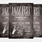 Jazz Fest - Premium PSD Flyer Template