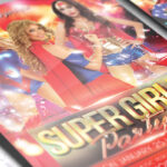 2016 New Year Party - Premium Flyer Template + Facebook Cover