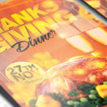 Thanksgiving Dinner - Premium Flyer Template + Facebook Cover - Image 3