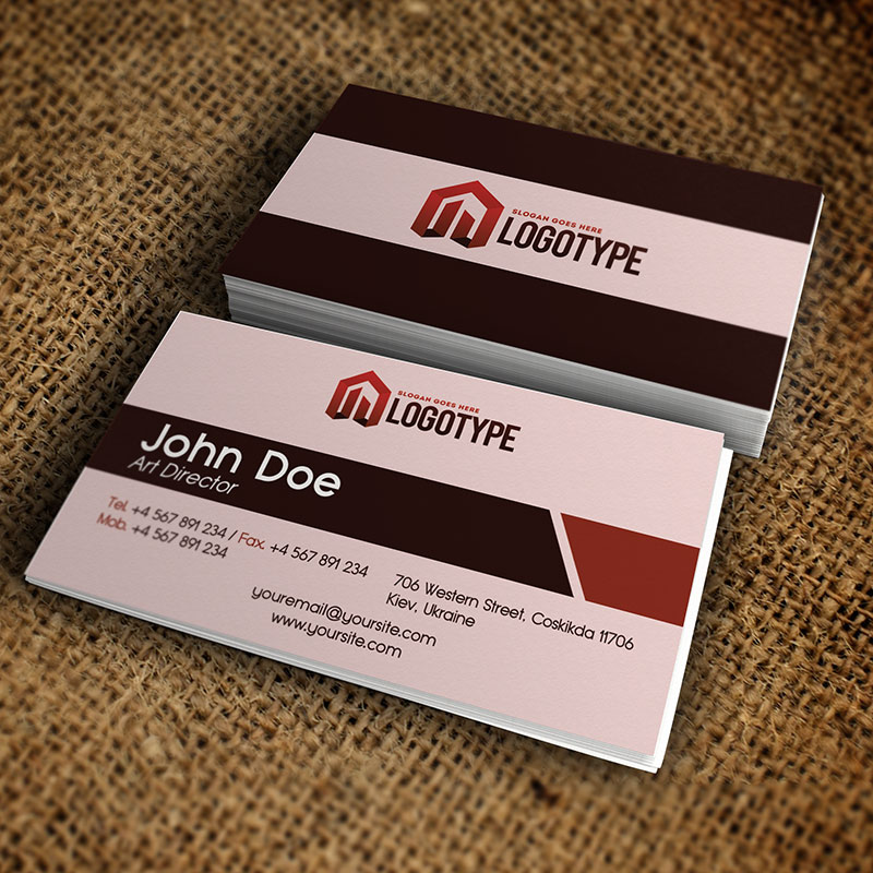 2-2-1.jpg Corporate Brown Business Card - Free PSD Template - Image 1