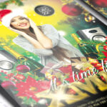 Time for Christmas - Premium Flyer Template + Facebook Cover - Image 3