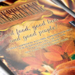 Thanksgiving Evening - Premium Flyer Template + Facebook Cover - Image 3