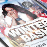 Winter Bash - Premium Flyer Template + Facebook Cover - Image 3