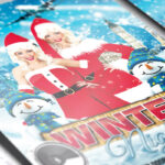 Winter Night - Premium Flyer Template + Facebook Cover - Image 3