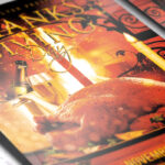 Thanksgiving Day Party - Premium Flyer Template + Facebook Cover - Image 3
