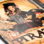 Costume Pirate Party - Premium Flyer Template + Facebook Cover - Image 3
