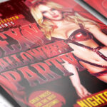 Sexy Halloween Party - Premium Flyer Template + Facebook Cover - Image 3