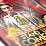 Comedy Party - Premium Flyer Template + Facebook Cover - Image 3