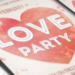 Love Party - Free Club and Party Flyer PSD Template - Image 3