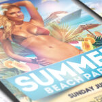 Summer Beach Party - Premium Flyer Template + Facebook Cover - Image 3