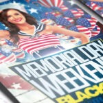 Memorial Day - Premium Flyer Template + Facebook Cover - Image 3
