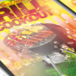 Grill Cookout - Premium Flyer Template + Facebook Cover - Image 3
