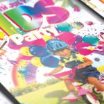 Kids Party Vol.2 - Premium Flyer Template + Facebook Cover - Image 3