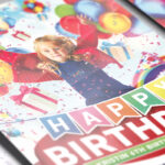 Kids Happy Birthday - Premium Flyer Template + Facebook Cover - Image 3