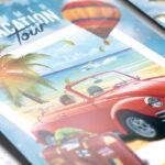 Summer Vacation Tour - Premium Flyer Template + Facebook Cover - Image 3