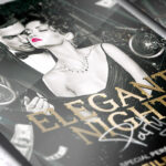 Elegant Night Party - Premium Flyer Template + Facebook Cover - Image 3