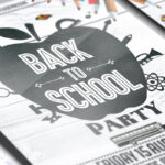 Back To School Party Vol.3 - Premium Flyer Template + Facebook Cover - Image 3