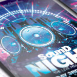 Sound Night - Premium Flyer Template + Facebook Cover - Image 3