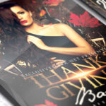 Thanksgiving Bash - Premium Flyer Template + Facebook Cover - Image 3