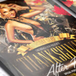Thanksgiving After Party - Premium Flyer Template + Facebook Cover - Image 3
