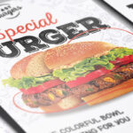 Special Burger - Premium Flyer Template + Facebook Cover - Image 3